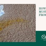 How to Remove Mustard Stains from the Carpet