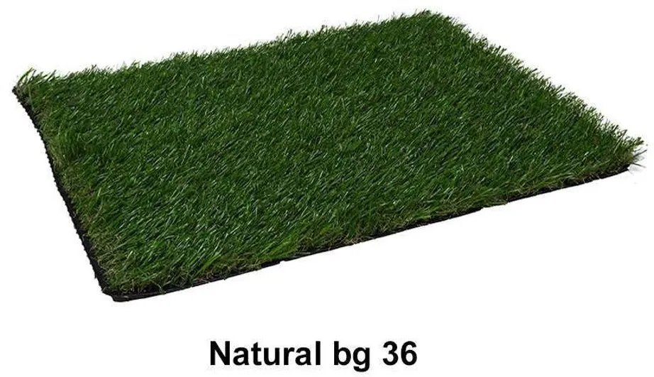 Natural BG 36mm fake grass rug image