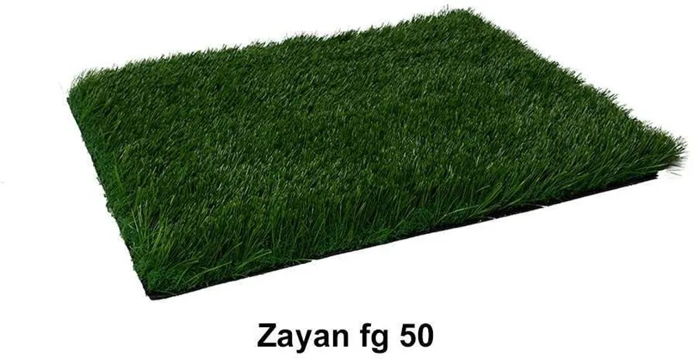 Zayan fake grass 50mm thick soft rug image
