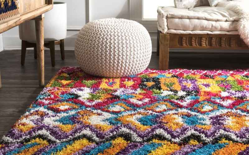 Color And Pattern Options Shaggy Rugs