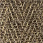 Agra Anthracite Sisal Herringbone Carpet