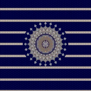 Medallion Design I Royal Blue Masjid Carpet