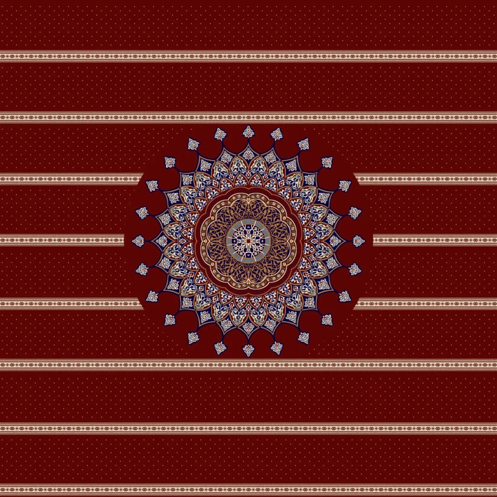 Medallion Design Masjid Carpet