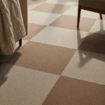 Almeria Carpet tiles 24 pcs (brown)