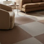 Almeria Carpet tiles 24 pcs (brown)