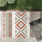 Karat Outdoor Carpet Rug Check 2 Colours