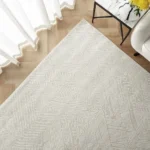 Marco Sandy Beige Fuzzy Patterned Carpet