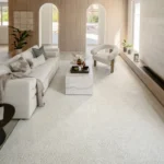 Marco Sandy Beige Fuzzy Patterned Carpet