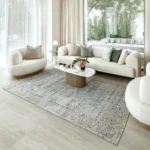 Repeating Medallion Faded Carpet