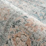 Repeating Medallion Faded Carpet