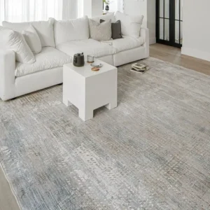 Savanna Sandy Beige Rust Abstract Carpet