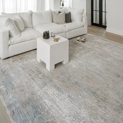 Savanna Sandy Beige Rust Abstract Carpet