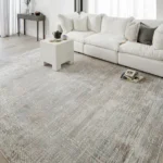 Savanna Sandy Beige Rust Abstract Carpet