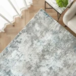 Stripped Base Faded Blurred Carpet