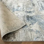 Stripped Base Faded Blurred Carpet