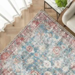 Traditional Medallion Faded Carpet