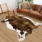 Cow Print Rug Faux Animal Print Area Rug
