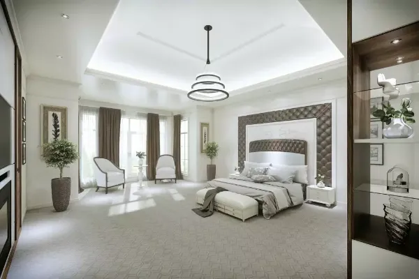 Sleek Modern Bedroom Carpet Styles