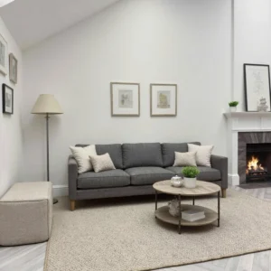 Country Herringbone Berber Carpet Runner