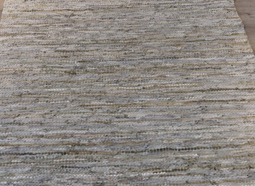 LR-02 Sky Blue Leather Rug - Carpet Dubai