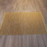 LR-07 Yellow Brown Leather Rugs - Carpet Dubai
