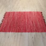 LR-08 Pink Multi Leather Rugs - Carpet Dubai
