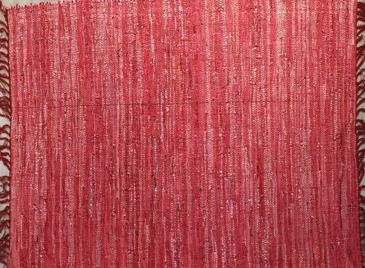 LR-08 Pink Multi Leather Rugs - Carpet Dubai