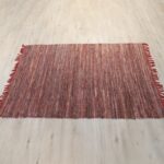 LR-11 Multi Red Leather Rug - Carpet Dubai