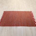 LR-13 Red Leather Rugs - Carpet Dubai