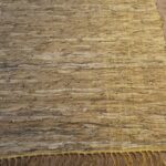 LR-17 Yellow Multi Leather Rugs - Carpet Dubai