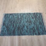 LR-20 Blue Multi Leather Rugs - Carpet Dubai