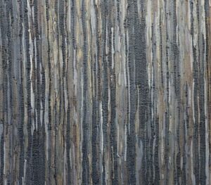 LR-23 Shiny Brown Leather Rugs