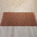 LR-27 – Light Red Leather Rugs - Carpet Dubai