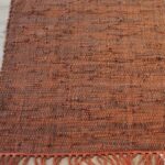 LR-27 – Light Red Leather Rugs - Carpet Dubai