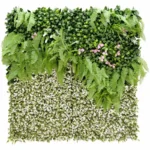 Pergola White Green Wall Panel