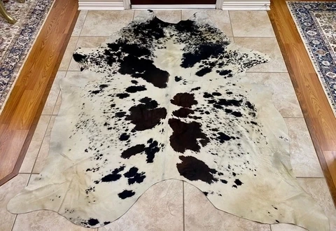 Real Brazilian Cowhide Fur Rug