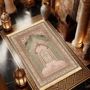 Luxury Thick Prayer Mat – Flannel with Sponge