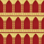 Mosque Carpets – Taj Mahal Red