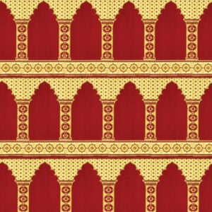 Mosque Carpets – Taj Mahal Red