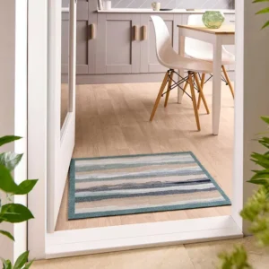 Marvel Printed Abstract Stripe Washable Mat 3