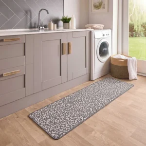 Marvel Boucle Hi Low Leopard Washable Runner 2