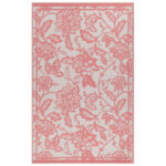 Anemone Woven Jacquard Rug Cream