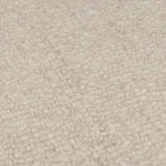 Bonnie Wool Round Rug Scalloped Edge