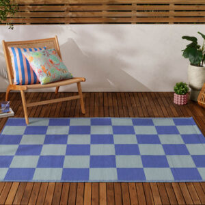 Checkerboard Outdoor Rug