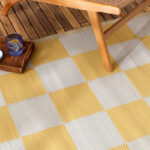 Checkerboard Outdoor Rugs – Yellow