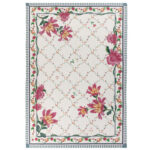 Claudia Floral Indoor Outdoor Rugs – Candy Red