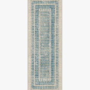 Cyrus Neutral and Blue Rug