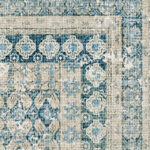Cyrus Neutral and Blue Rugs
