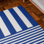 Deck Stripe Indoor Outdoor Rugs – Blue White