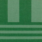 Deck Stripe Printed Outdoor Rug Green